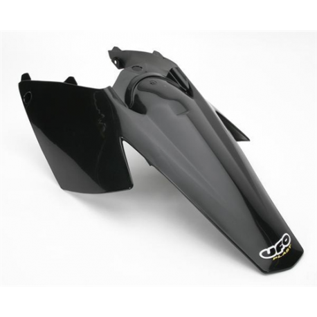 UFO, zadní blatník, KTM SX '03-'06, EXC '03-'07, blatník s tabulkami, černá barva