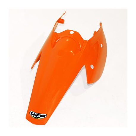 UFO, zadní blatník, KTM SX '03-'06, EXC '03-'07, blatník s tabulkami, oranžová barva