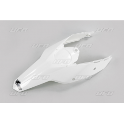 UFO, zadní blatník, KTM EXC '08-'11, s tabulkami, bílá barva