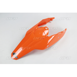 UFO, zadní blatník, KTM EXC '08-'11, s tabulkami, oranžová barva