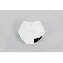 UFO, přední číslová tabulka, KTM SX 85 '13-'17, bílá barva