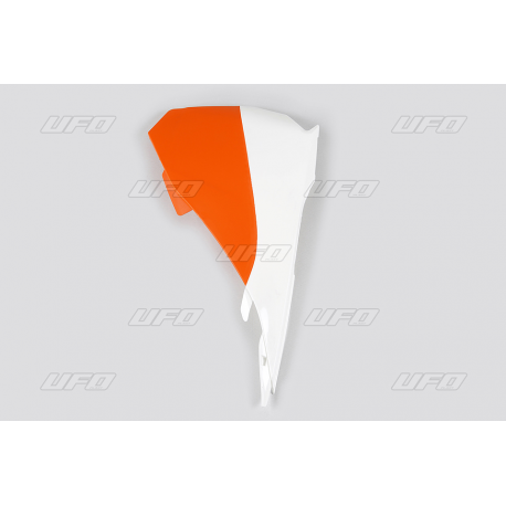 UFO, kryty airboxu, KTM SX 85 '13-17 OEM BARVA (BÍLÁ/ORANŽOVÁ)