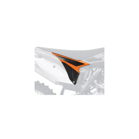 UFO, kryty airboxu, KTM SX '13-'16, SXF '13-'15 OEM BARVA (ORANŽOVÁ/ČERNÁ)