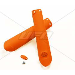 UFO, kryty přední vidlice, KTM SX/SXF '15-'20, EXC/EXCF '16-'22, oranžová barva