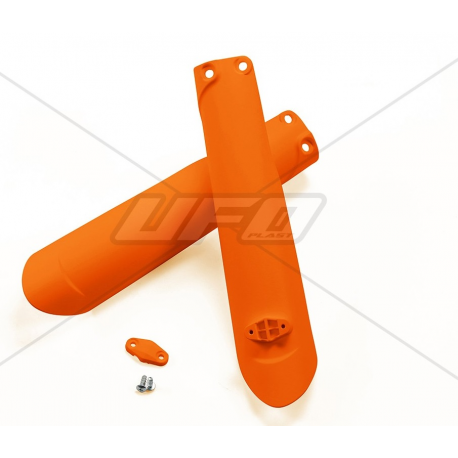 UFO, kryty přední vidlice, KTM SX/SXF '15-'20, EXC/EXCF '16-'22, oranžová barva