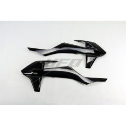 UFO, kryty chladičů, KTM SX/SXF 16-18, EXC/EXCF 17-19 černá barva