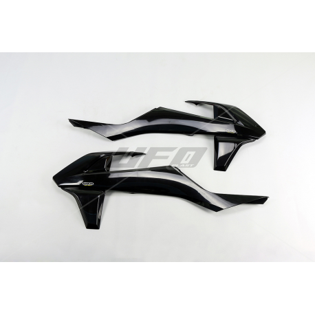 UFO, kryty chladičů, KTM SX/SXF 16-18, EXC/EXCF 17-19 černá barva