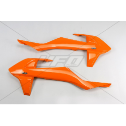 UFO, kryty chladičů, KTM SX/SXF '16-'18 (s vyjímkou SX 250 '16), EXC '17-'19, oranžová barva