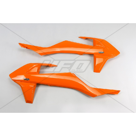 UFO, kryty chladičů, KTM SX/SXF '16-'18 (s vyjímkou SX 250 '16), EXC '17-'19, oranžová barva