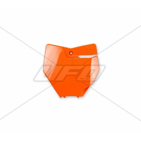 UFO, přední číslová tabulka, KTM SX/SXF '16-'18 (s vyjímkou SX 250 '16) oranžová barva