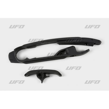 UFO, chránič zadní vidlice (slider řetězu) KTM SX/SXF '16-'21 (s vyjímkou SX 250 '16), černá barva