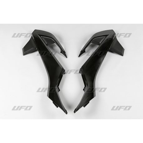 UFO, kryty chladičů, KTM SX 65 '16-18 černá barva