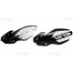 UFO, chrániče páček, FLAME KTM SX 125 '16, SX 250 '14-'16, EXC 250/300 '14-'16, SXF/EXCF '14-'16, barva černá/bílá