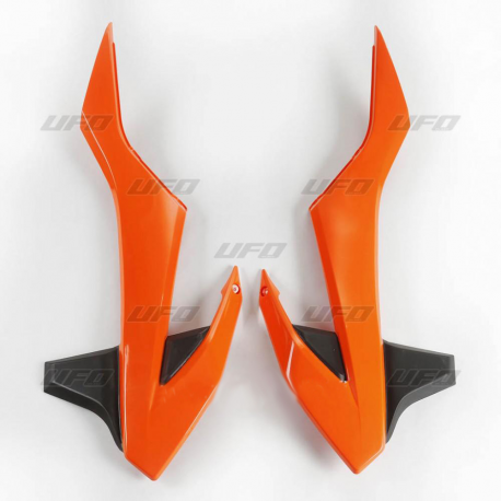 UFO, kryty chladičů, KTM SX 85 '18 barva OEM oranžová/černá
