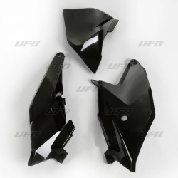 UFO, podsedlové tabulky, KTM SX 85 '18 černá barva
