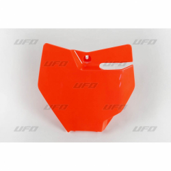UFO, přední číslová tabulka, KTM SX 85 18-19 oranžová barva FLUO