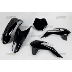 UFO, sada plastů, KTM SX 85 '13-'17 černá barva (KT514E001)