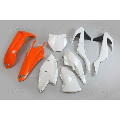 UFO, sada plastů, KTM SX/SXF '16-'18 ( s vyjímkou SX 250 '16), barva OEM '17 (oranžová/bílá)