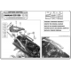 Kappa, nosič centrálního kufru, Kawasaki ZZR 1200 (02-05) (bez plotny)