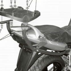 Kappa, nosič centrálního kufru, Suzuki GSX 650F (08-14), 1250 F (10-15), GSF 650 BANDIT / S / ABS (05-11), 1200 / 1250 BANDIT /