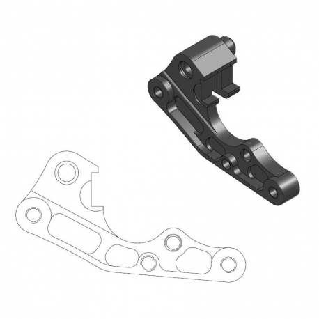 Moto-Master, adaptér ke kotouči Flame 270mm, přední, určeno pro: Beta 250/300/350/390/400/430/450/480/498/500 Beta 250/300RR