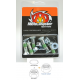 Moto-Master, šrouby rozety M8X26mm (6ks.) FUJILOK U-NUT (TORX) KTM/Husqvarna/Beta