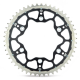 Moto-Master, rozeta DUAL RING (ocelová / duralová) 808 49 (80849), černá barva, Suzuki DR/RM/RMZ (JTR808.49)