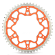 Moto-Master, rozeta DUAL RING (ocelová / duralová) 899 51 (89952), oranžová barva, KTM/Husqvarna/Husaberg (JTA897.51) (řetěz 520