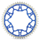 Moto-Master, rozeta DUAL RING (ocelová / duralová) 270 50 (27050), modrá barva, Yamaha YZ/YZF '99-'18 WRF '01-'18 (JTR25