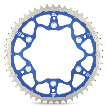 Moto-Master, rozeta DUAL RING (ocelová / duralová) 270 50 (27050), modrá barva, Yamaha YZ/YZF '99-'18 WRF '01-'18 (JTR25