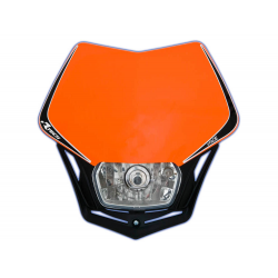 Racetech, přední maska V-Face KTM, barva oranžová/černá