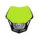 Racetech, přední maska V-Face, barva žlutá Fluo/černá