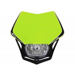 Racetech, přední maska V-Face, barva žlutá Fluo/černá