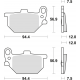TRW Lucas, brzdové desky KH61 Organic, Yamaha XS / XV 750 80-82, XS 850 82, přední