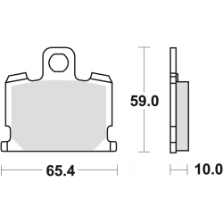 TRW Lucas, brzdové desky KH70 Organic, Yamaha XJ 550 81-82, XJ 750 82-85, XV 1000 83-85, XS 1100 81-82, přední