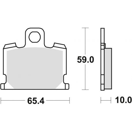 TRW Lucas, brzdové desky KH70 Organic, Yamaha XJ 550 81-82, XJ 750 82-85, XV 1000 83-85, XS 1100 81-82, přední