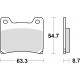 TRW Lucas, brzdové desky KH88 Sinter Street Yamaha TZR 125 88-00, FZR 600 89-95, YZF 600 96-02, FZ 750 85-94, XV 750 89-92, YZ