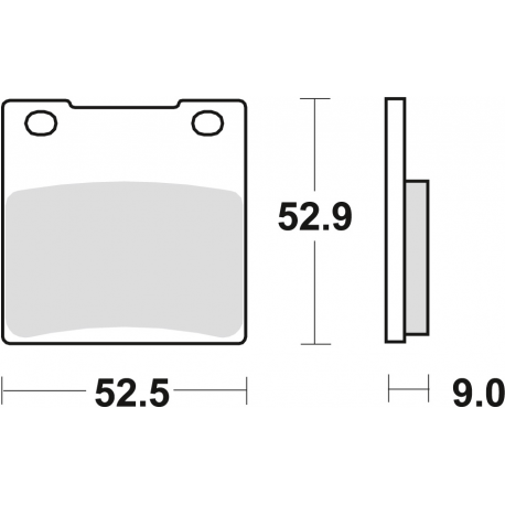 TRW Lucas, brzdové desky KH63 Sinter Street Kawasaki ZX7R 96-02, ZXR 750 89-95, ZRX 1100 / 1200 96-04, ZX12R / ZZR 1200 00-06,