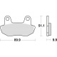 TRW Lucas, brzdové desky KH90 Organic, Honda CB 450 84-85, VT 750 83-86, přední