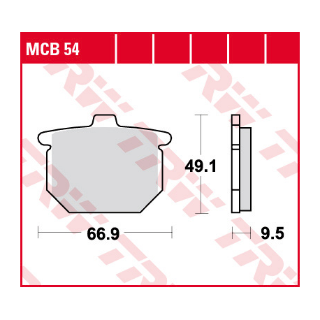 TRW Lucas, brzdové desky KH31 Organic, Honda CX 500 79-84, CB 750 77-81, CB 900 79-81, CBX 1000 '79, GL 1000 / 1100 78-81,