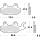 TRW Lucas, brzdové desky KH165 Sinter Offroad, Honda NSR 50 93-96, CB 125F 14-16, Kawasaki EX 250 07-17, KLF 300 89-07, Suzuki