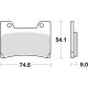 TRW Lucas, brzdové desky KH160 Sinter Street Yamaha FZR 600 90-95, TDM 850 96-01, FZR 1000 89-90, V-MAX 1200 96-02, přední