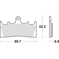TRW Lucas, brzdové desky KH188 Sinter Street Kawasaki ZX9R 96-01, ZRX 1100 / 1200 96-06, VN 1500 02-03, VN 1600 04-08, Suzuki