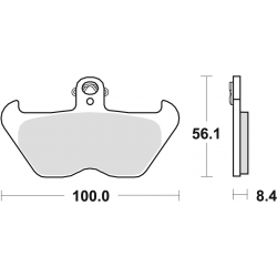 TRW Lucas, brzdové desky KH407 KH246 Organic, BMW K1 88-93, K 100 89-92, R 1100 GS / R / RS / RT / S / ST 93-06, R 1150 GS 99-0