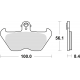 TRW Lucas, brzdové desky KH407 KH246 Sinter Street BMW K1 88-93, K 100 89-92, R 1100 GS / R / RS / RT / S / ST 93-06, R 1150,G