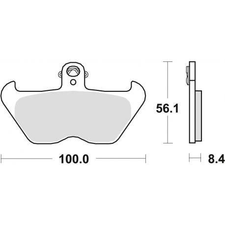 TRW Lucas, brzdové desky KH407 KH246 Sinter Street BMW K1 88-93, K 100 89-92, R 1100 GS / R / RS / RT / S / ST 93-06, R 1150,G
