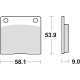 TRW Lucas, brzdové desky KH36 Organic, Kawasaki Z 1000 / Z1 77-81, ZG 1300 84-89, Suzuki GS 550 79-82, GS 750 77-79, GSX 750 80