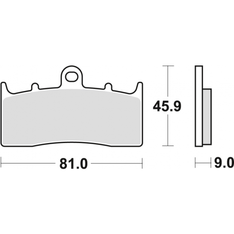 TRW Lucas, brzdové desky KH294 Organic, BMW R 1100 S 01-05, R 1150 GS / ADV / R / RS 00-06, K 1200 LT 00-09 R 1200 C / CL 00-05