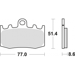 TRW Lucas, brzdové desky KH335 Sinter Street BMW R 1100 S 01-05, R 1150 GS / ADV / R / RT 01-06, K 1200 GT / RS 01-08, K 1200
