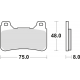 TRW Lucas, brzdové desky KH390 Sinter Street Honda CBR 600 RR 05-16, CBR 1000 FIREBLADE 04-16, přední